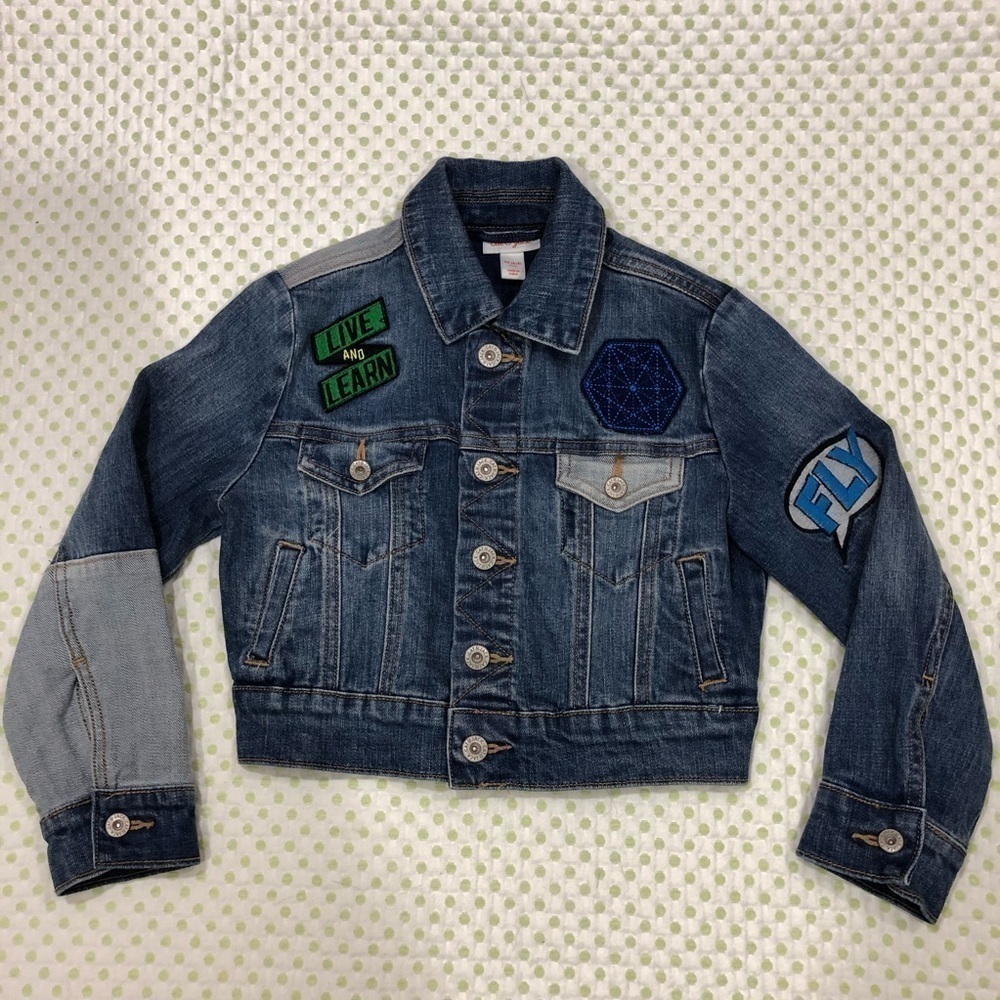 CAT & JACK BOYS/GIRLS JEAN JACKET SZ XS 4/5